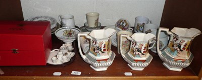 Lot 123 - A Spode Barbour loving cup (cased), Royal Doulton seasonal plates etc