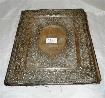 Lot 140 - Silver mounted blotter