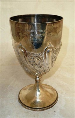 Lot 166 - Silver goblet