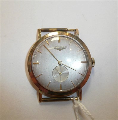 Lot 190 - A 9ct gold Longines wristwatch