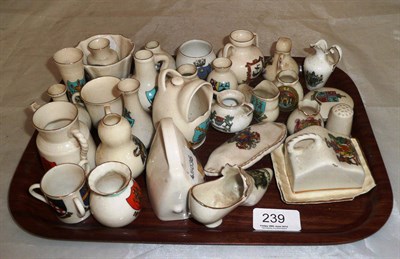 Lot 239 - Collection of miniature crested china