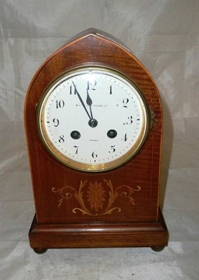 Lot 260 - A Mappin & Webb Lancet cased clock