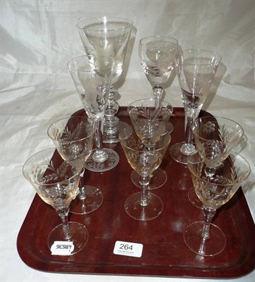 Lot 264 - Collection of drinking glasses