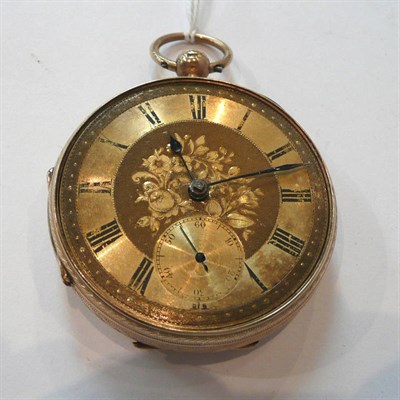 Lot 297 - A 9ct gold pocket watch