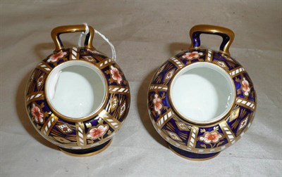 Lot 340 - Two Crown Derby spoon warmers