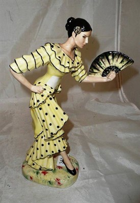 Lot 341 - Peggy Davies ceramics figure 'Spanish Dancer'