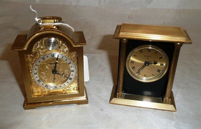 Lot 354 - Two Swiza carriage clocks