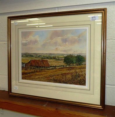 Lot 475 - Edward Stamp "View of Hardwick, Bucks"