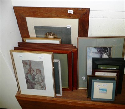 Lot 486 - Assorted framed pictures and prints, watercolours etc (quantity)