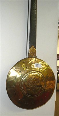 Lot 495 - 18th century brass bed pan