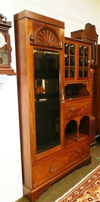 Lot 522 - Mahogany wardrobe