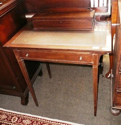 Lot 528 - Sheraton style ladies writing desk