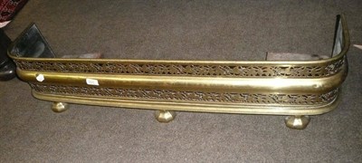 Lot 553 - Pierced brass fender