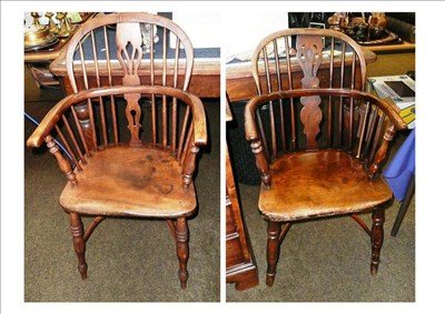 Lot 674 - Two Windsor chairs