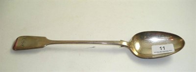 Lot 11 - A Victorian silver basting spoon