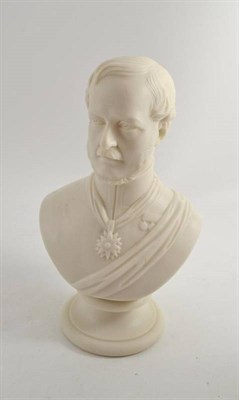 Lot 81 - A Kerr & Binns Worcester Parian bust of Prince Albert 1854-62