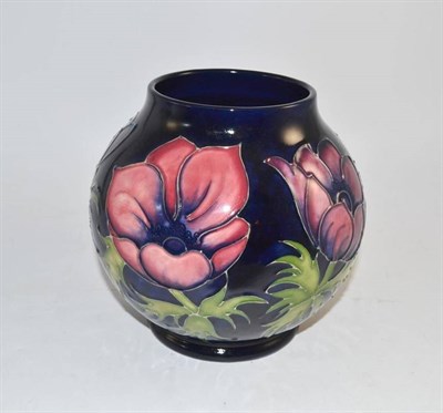 Lot 102 - A modern Moorcroft anemone vase (silver line second)