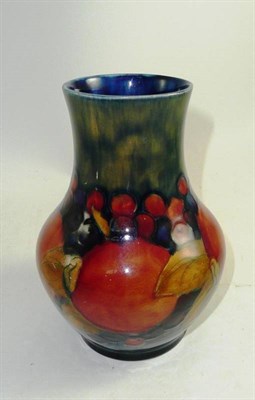 Lot 113 - A William Moorcroft Pomegranate pattern vase (restored)