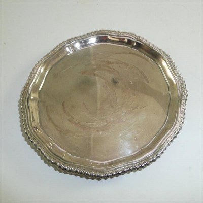 Lot 117 - Small silver waiter