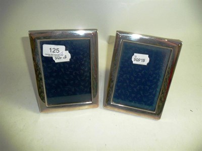 Lot 125 - A pair of silver-mounted frames