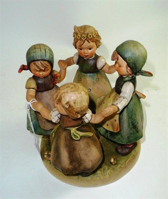 Lot 230 - Hummel group of four dancing girls