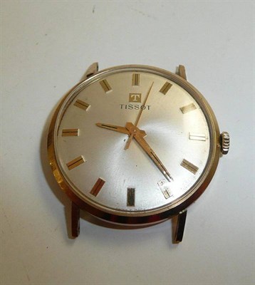 Lot 339 - 9ct gold Tissot watch, manual wind