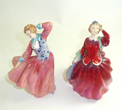 Lot 350 - Two Royal Doulton figures 'Blithe Morning' and 'Judith'