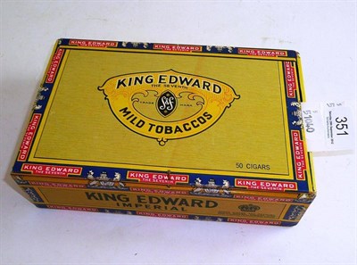 Lot 351 - A box of King Edward Imperial cigars