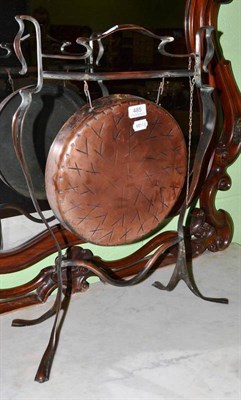 Lot 485 - Art Nouveau gong