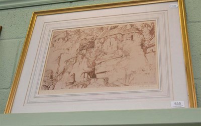 Lot 535 - Framed William Russell Flint print 'Essay in the Picturesque'