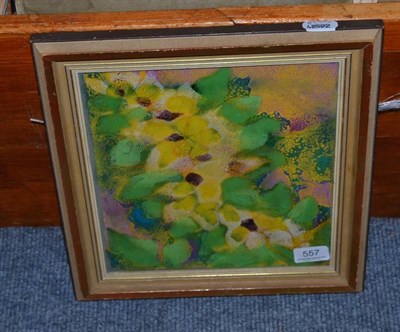 Lot 557 - Enamel panel, Marianne McElroy (Irish)