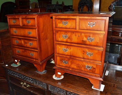 Lot 661 - Pair of small chests