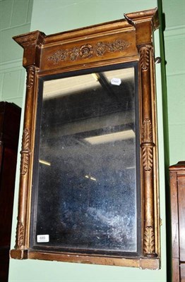 Lot 689 - Georgian gilt and gesso pier glass