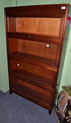 Lot 701 - A Globe Wernicke style four tier bookcase