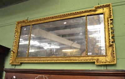 Lot 711 - A Regency gilt framed over-mantel mirror