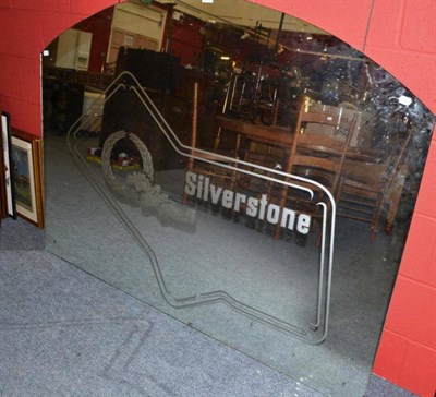 Lot 745 - A large Silverstone Race Circuit mirror