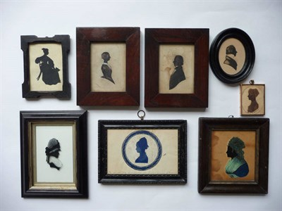 Lot 74 - English School (19th century): Portrait Silhouette of the Honourable Mrs Pringle of Dryburgh Abbey