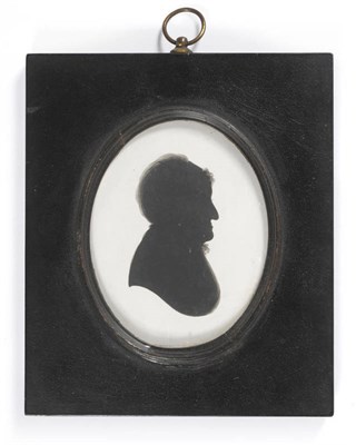 Lot 81 - John Miers and Studio (18th/19th century): Portrait Silhouette of John Hare, aged 65 years, of...