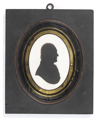 Lot 95 - John Miers and Studio (18th/19th century): Portrait Silhouette of Thomas Wakefield, Richmond,...