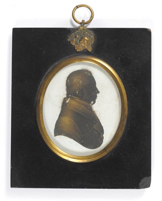 Lot 96 - John Miers and Studio (18th/19th century): Portrait Silhouette of a Gentleman, in period...