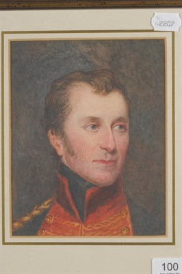 Lot 100 - Benjamin R Haydon (1786-1846) "Studies of Wellington & Napoleon" Inscribed on a label verso,...