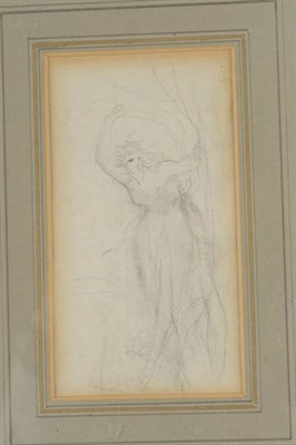 Lot 103 - George Richmond RA (1809-1895) "Study for portrait of young boy" Signed with artist's initials,...