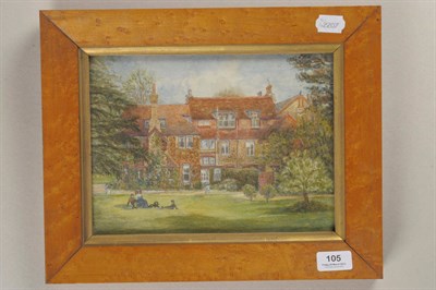 Lot 105 - Circle of John Constable (1776-1837) "Gosfield, Essex" Inscribed, also inscribed on an...