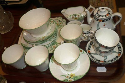 Lot 131 - Doulton tea set for two and a 'New Chelsea' part tea set