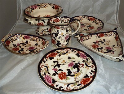 Lot 134 - Six items of Mason's Mandalay pattern china