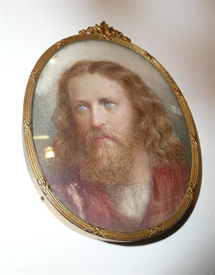 Lot 188 - Gilt framed oval miniature