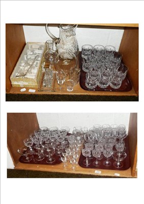 Lot 378 - A quantity of assorted drinking glasses, lemonade jug, tumblers etc