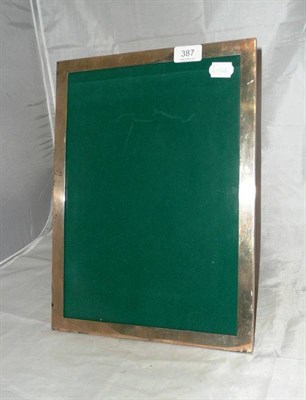 Lot 387 - A large silver photograph frame