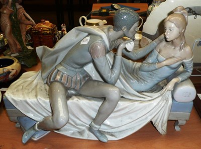 Lot 406 - A large Lladro figure of Othello and Desdemona, limited edition