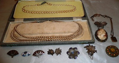 Lot 446 - Costume jewellery and sundry